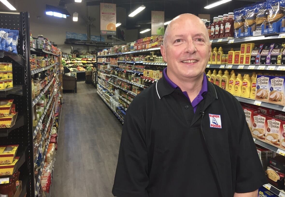 Steve Anderson, co-owner of Super A, says the high cost of food pre-dates the pandemic. (Jimmy Thompson)