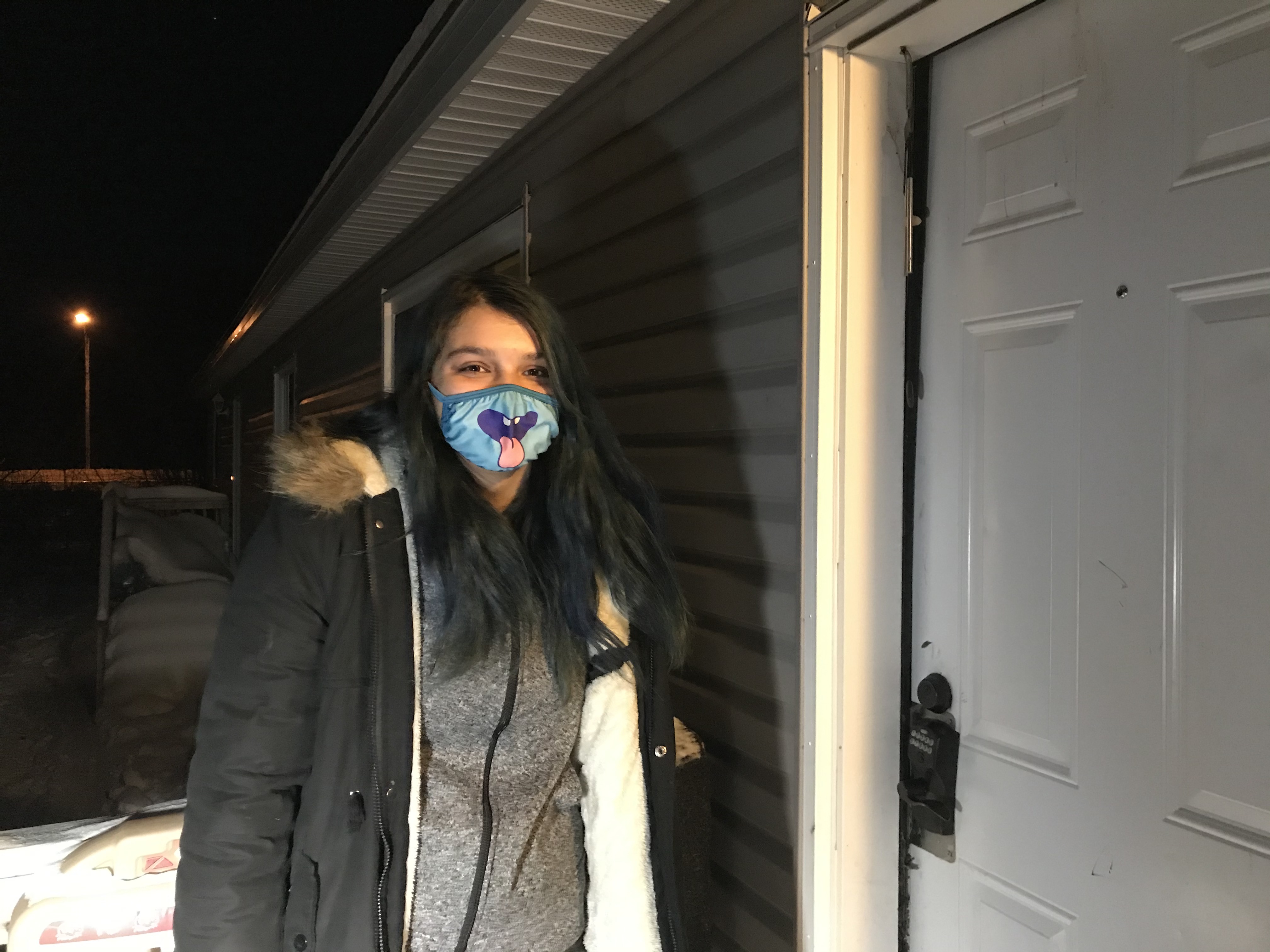 Tanisha Edison says the business has saved her a 'couple hundred' dollars a month. (Anna Desmarais/CBC)